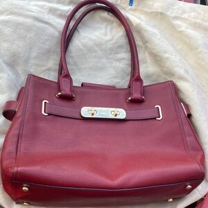 Coach, Red, Carry All Tote bag